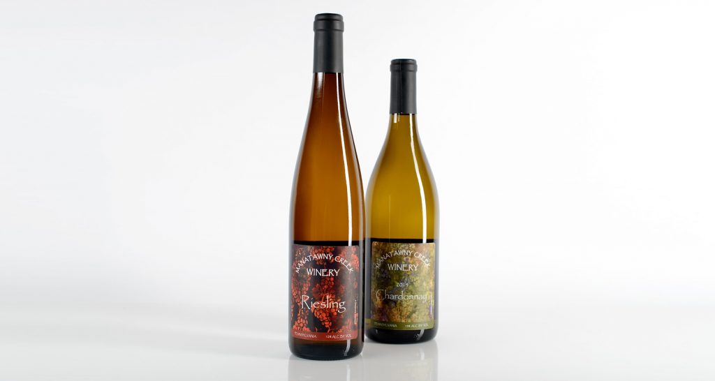 Pressure sensitive labels for wine